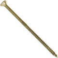 Jake Sales #10 x 3-1/2" Bronze Coated Multipurpose Wood Screw Torx/Star Drive Flat Head (1 Pound - 54 Approx. Screw Count) Exterior Coated - ACQ Compatible Wood Screws