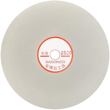 6 Inch x 1/2" Arbor Diamond Flat Lap Disc, 2500 Grit
