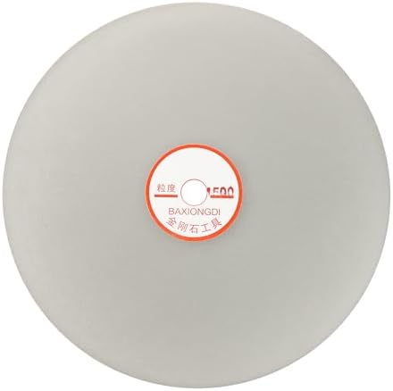 8 Inch x 1/2" Arbor Diamond Flat Lap Disc, 1500 Grit