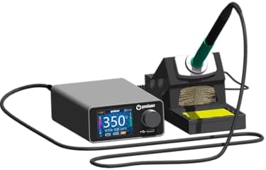 TC22 soldering station compatible with 115/210/245/T12 soldering tip color curve display soldering rework station (TC22, C245KIT)