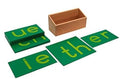 Adena Montessori Lower Case Double Sandpaper Letters