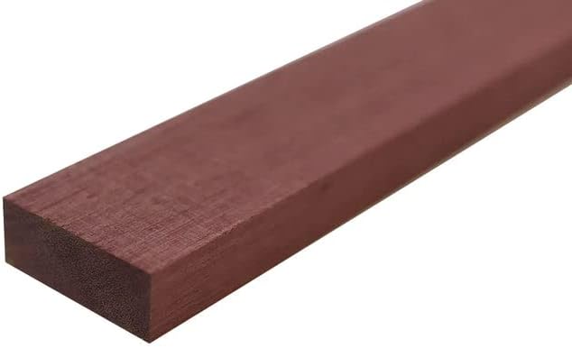 Exotic Wood Zone's Combo Pack 5, Purpleheart Lumber/Cutting Board | 3/4” x 2” x 18”
