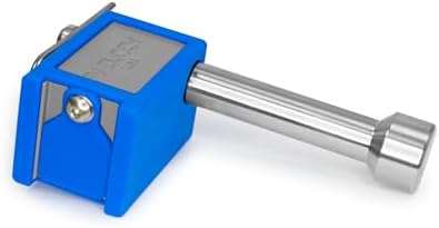 PACLOCK's 80-Series Trailer Hitch Lock, Standard Rekeyable (SR), 225" Pin, One Lock Keyed to a Number U-Pick! w/ 2 Keys, Silver