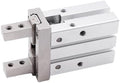 1pcs MHZ2-10/16/25/32/40D1/D2/D3 Pneumatic Finger Cylinder Parallel Gripper Side Thread Aluminium Clamps(MHZ2-16D1)