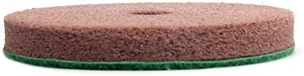 4 Inch Sponge Fiber Diamond Polishing Pads 2-Pack Grit 1000 for Marble Polishing Cleaning
