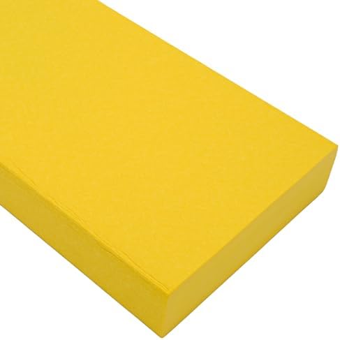 BuyPlastic Tangent Poly Lumber - Lemon Yellow, 2x4 (1.5" x 3.5"), 36" Length - HDPE Plastic Board for Outdoor Furniture and More