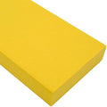 BuyPlastic Tangent Poly Lumber - Lemon Yellow, 2x4 (1.5" x 3.5"), 36" Length - HDPE Plastic Board for Outdoor Furniture and More