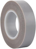 PTFE Heat Resistant Tape Thin Film High-Temperature Adhesive Teflon Fabric Tape Suitable for Sealing Machines, Thickness 0.25Mm,Width:19mm