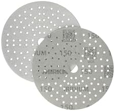 Mirka Iridium 6 Inch 150 Grit Premium Ceramic Blend Sanding Discs, 50 Pack