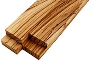 Barrington Hardwoods Zebrawood Lumber Board - 3/4" x 2" (4 Pieces) (3/4" x 2" x 36")