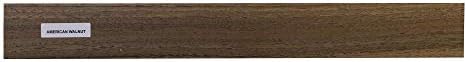 Pack of 4, Black Walnut Lumber Boards - 3/4" x 2", Best Hardwood Lumber for Cutting Boards (3/4" x 2" x 48")