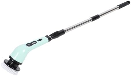 Electric Spin Scrubber, 9 Brush Heads Adjustable Handle