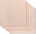 Proflex Maple Plywood 6pcs, 1/8" x 12” x 12” Real Wood Plywood Sheets Premium “A” Grade with Smooth Sanded Finish, Perfect for Laser Cutting & Engraving, Crafts, and DIY Projects.