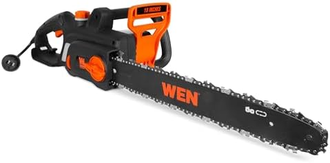 WEN Electric Chainsaw, Corded, 15-Amp, 18-Inch (CP1518)