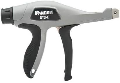 GTS-E - Cable Management Tool, Ergonomic Cable Tie Installation Tool, Tension Control, Grey/Black Housing (GTS-E)