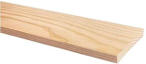VENTRAL Lumber 1 in. x 6 in. (3/4" x 5-1/2") Construction Premium Douglas Fir Board Stud Wood 2FT