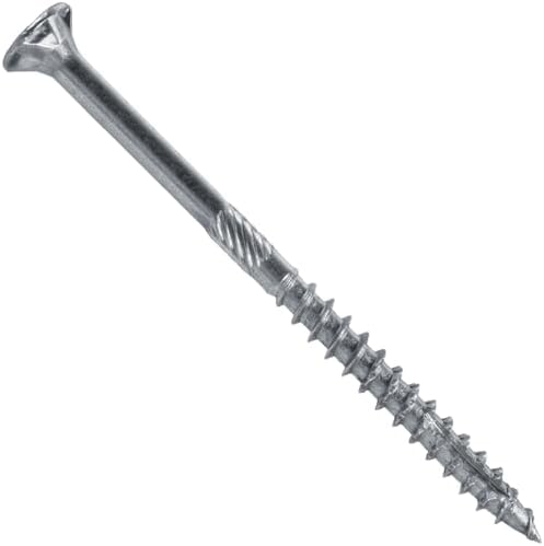 Silver Star 10 x 3 Stainless Steel Wood Screw - Torx/Star Drive Head - Grade 305 - 5 Pounds (Approx. 360 Screws)