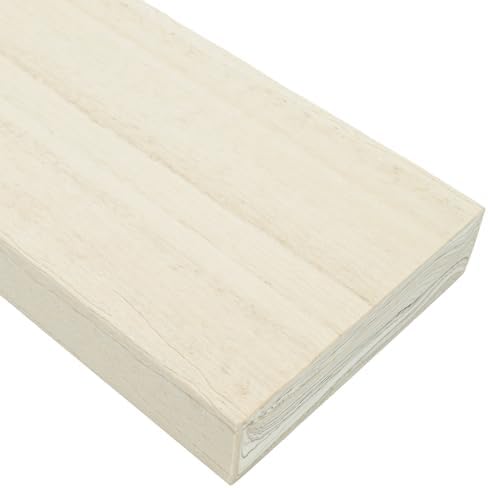 BuyPlastic Tangent Poly Lumber - Seashell, 2x6 (1.5" x 5.5"), 72" Length - HDPE Plastic Board for Outdoor Furniture and More