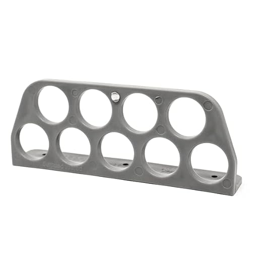 Rack-A-Tiers Cable Chase Wire Bracket (10 Pack), ETL Listed Electrical Wire Bracket, NM Cable Organizer/Hanger, Wire Holder, 9 Holes, 1-inch Hole Size, Supports Up to 27 Wires (CC9024.P10)