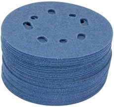 Norton Prosand Multi-Air 5" Multi-Hole Pattern Hook & Sand Disc, 120 Grit, 50 Pack