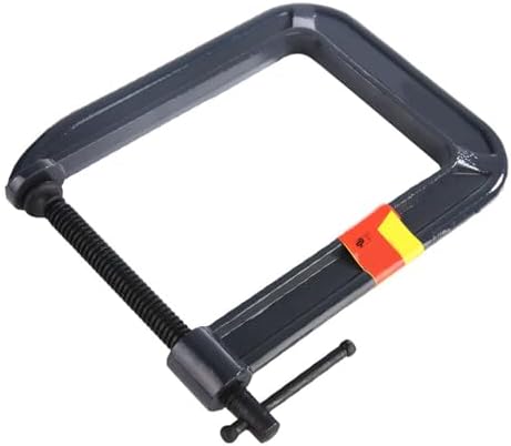 Heavy Duty G Type Woodworking C Clamp, Carpentry Clamping Device, Steel Forged C Clamp Vise with Ergonomic Handle, for DIY Wood Projects and Workshop Use (Clamping thickness 100*depth 185mm)