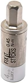 Fix It Sticks Field Hunting Outdoors Gun Maintenance Adjustable Fits 1/4in Bit T-Way Wrench Small Torque Limiter, 4 in-lb