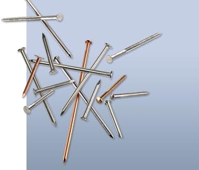 Simpson Strong-Tie S4SND5 Ring-Shank Wood Siding Nail, 1-1/2 Inch x 0.083 Inch, 14 Gauge, Full Round Head, Diamond Point, Type 304 Stainless Steel (Pack of 600)