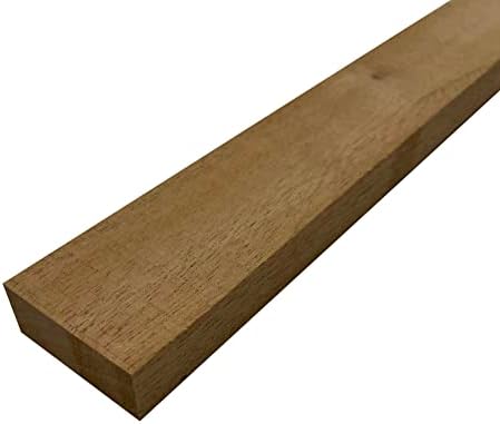 Exotic Wood Zone Pack of 5, African Mahogany 3/4" Lumber Boards | Best Wood Cutting Blocks 3/4" x 2" x 36"