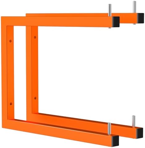 2-Pack Lumber Storage Rack, Wall Mount Wood Rack (2 Level)