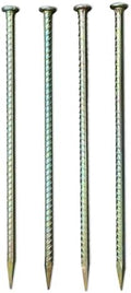 Sandbaggy 16" Galvanized Steel Rebar Stakes with Nail Head - Garden Stakes (#4 Rebar - 1/2" Diameter) - l-Shape - Ground Stake, Pins, Landscaping Spikes, Construction (100, Count)