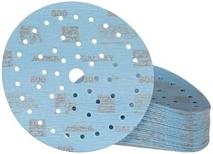 Mirka Galaxy Multifit 6 Inch Ceramic Discs, 800 Grit, Hook & Loop, 50 Pack