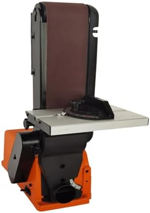 Grinding Wheel Sand Belt Machine Variable Speed Combination Bench Sander Belt Sander Disk with Cast Iron Base