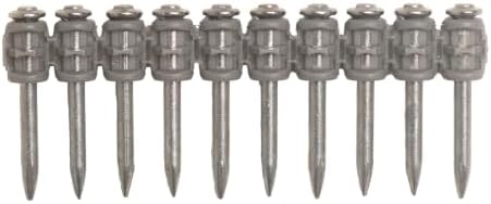 100x Collated Concrete Nails 1-1/4 Inch (32mm) for Hilti BX 3 (BX3) Cordless Concrete Nailer, B3 MX Collated Strip, Full Round Head Hardened Steel Pins for Metal Track, Drywall & Concrete
