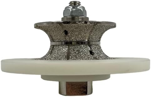 1" Full Bullnose Profile Wheel for Angle Grinders, Shape V