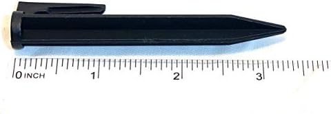 EMBerg (100 Count) Plastic Boundary Wire Stakes Lawn Pegs Landscape Staples for Robomow Mower, Husqvarna Automower, Worx Landroid, Pet Fence, for use in Garden Lawn Fence