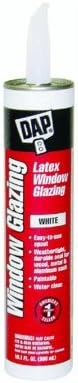 DAP White Window Glazing Sealant, 10.1 oz. Cartridge - 12108 (Pack of 5)
