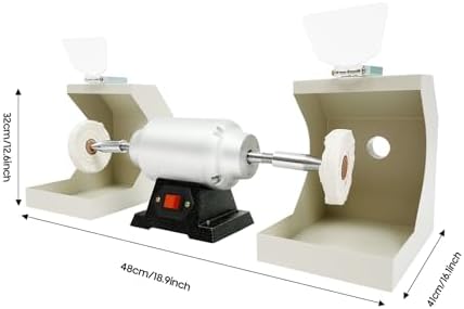 550W Dental Polishing Polish Lathe Machine, 3000RPM Dental Lab Polisher