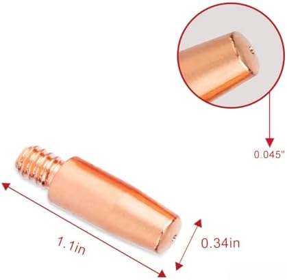 20-PK Contact Tip KP2744-045 .045" For Lincoln Magnum PRO 200L 250L 300L 200A/250A/350A part MIG Welding Gun parts