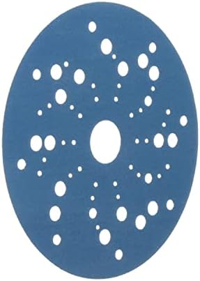 3M Hookit Blue Abrasive Disc Multi-Hole, 36166, 5 in, 400+