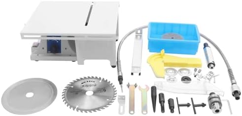 Mini Lapidary Saw, 110V 350W Gem Jewelry Polishing Grinding Machine 800-10000r/min DIY Jewelry Polishing Bench Buffer Grinding Machine for Cutting Rocks (350W)