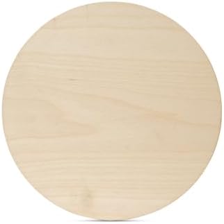 Wood Circles 16 inch, 1/8 Inch Thick, Birch Plywood Discs, Pack of 1 Unfinished Wood Circles for Crafts, Wood Rounds by Woodpeckers