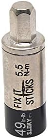 Fix It Sticks Field Hunting Outdoors Gun Maintenance Adjustable Fits 1/4in Bit T-Way Wrench Small Torque Limiter, 49 in-lb