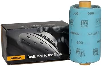 Mirka Galaxy 5'' Ceramic Sanding Discs 600 Grit, Self-Adhesive PSA 100 Pack