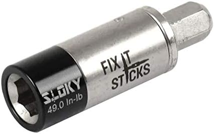 Fix It Sticks Field Hunting Outdoors Gun Maintenance Adjustable Fits 1/4in Bit T-Way Wrench Small Torque Limiter, 49 in-lb