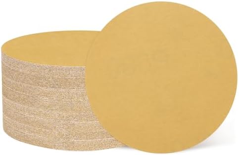 HARFINGTON 50 Pcs 2 Inch Sanding Discs 400 Grit Yellow Aluminum Oxide