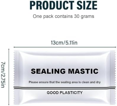 2026 Upgrade Repair Sealing Clay, Waterproof Sealant Mastic, Cement Crack Filler, Quick Mending Mud for Drain Connection, Wall Hole, Air Conditioning Hole Waterproof Seal Putty (6)