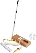 VOOMEY 18 Inch Paint Roller Kit, 1.34m Telescopic Pole for Home Painting