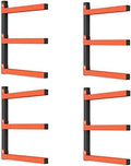 WALMANN Lumber Storage Rack for Garage, Wall Mount Heavy Duty Lumber Racks
