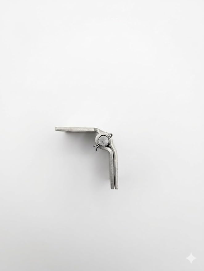 Aluminum Butt Weld Bolt-on Hinge 5"x 4.75" x .188 Heavy Duty Material Removable pin for Horse Ramp Fold Down End gate Doors. Rust Resistant Material
