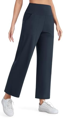 THE GYM PEOPLE Women's Workout Joggers Pants Lightweight Lounge Leggings